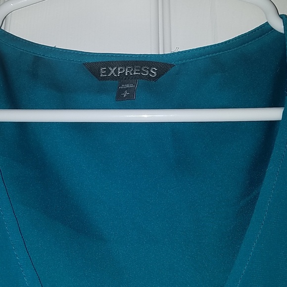 Deep Blue/Green Blouse - Picture 3 of 3